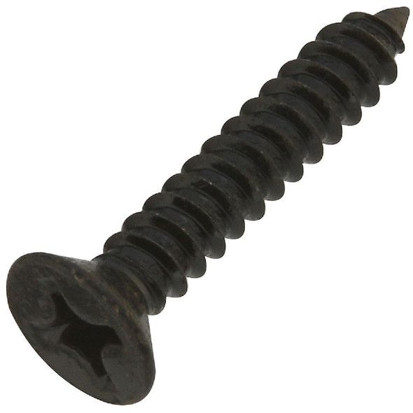 National Hardware #12 Blk Wood Screw N224-386 Pack of 5