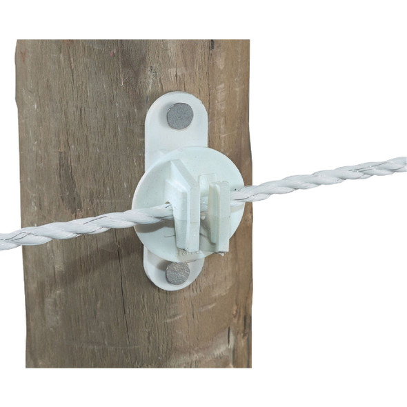 Dare Nail-On White Polyethylene Electric Fence Insulator (25-Pack) Dare Nail-On White Polyethylene Electric Fence Insulator (25-Pack)