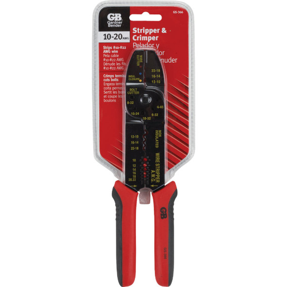 Gardner Bender 8 In. 10 AWG to 20 AWG Stainless Steel Multi Wire Stripper GS-366 519847