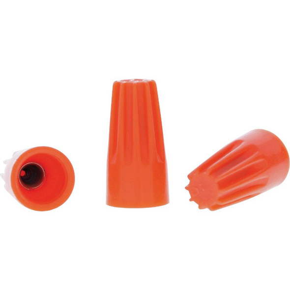 Ideal Wire-Nut Small Orange Copper to Copper Wire Connector (100-Pack) 30-073P