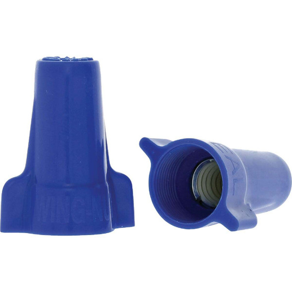 Ideal Wing-Nut Large Blue Copper to Copper Wire Connector (25-Pack) 30-454P
