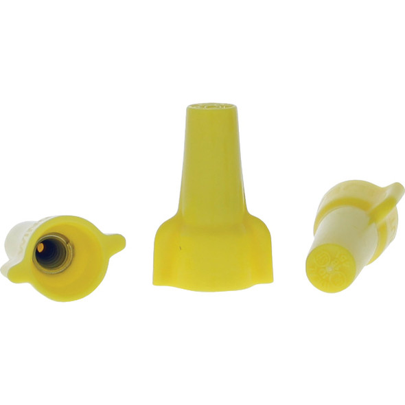 Ideal Wing-Nut Small Yellow Copper to Copper Wire Connector (100-Pack) 30-451P