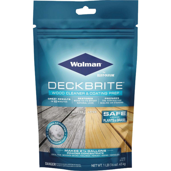 Wolman DeckBrite 1 Lb. Wood Cleaner & Coating Prep 16001