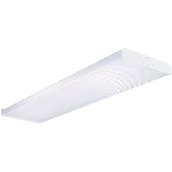 Metalux 4 Ft. 4-Bulb Fluorescent Wraparound Ceiling Light Fixture WN432R