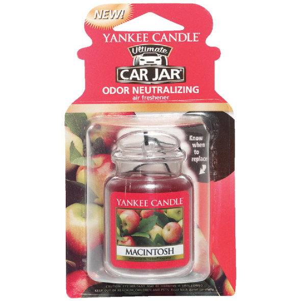 Yankee Candle Car Jar Ultimate Car Air Freshener, MacIntosh NW1220885