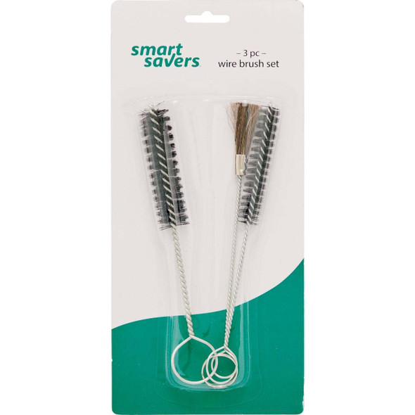 Smart Savers Wire Brush Set, (3-Pack) BR090 Pack of 12