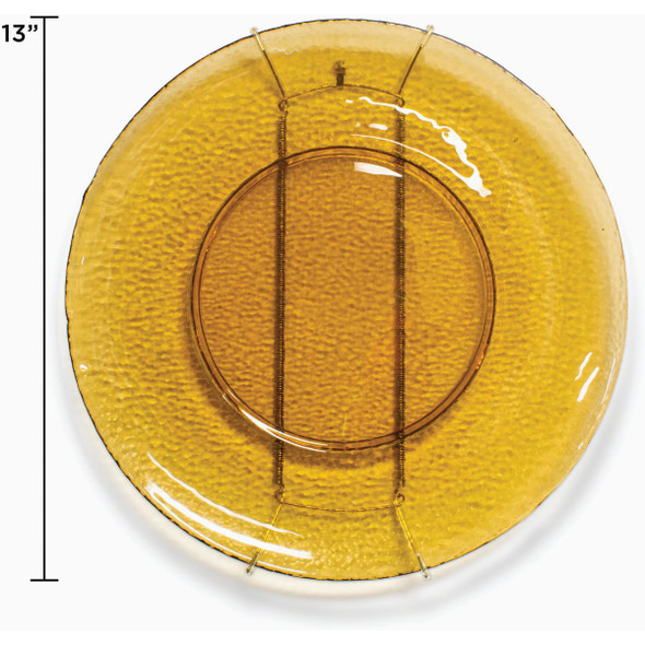 Tripar 10 In. to 14 In. Brass Wire Plate Hanger, 2 Lb. Weight Capacity