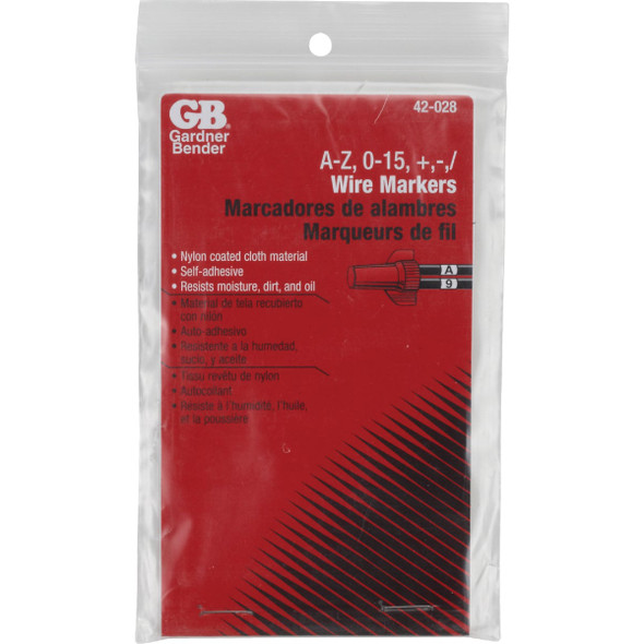 Gardner Bender Wire Marker 42-028