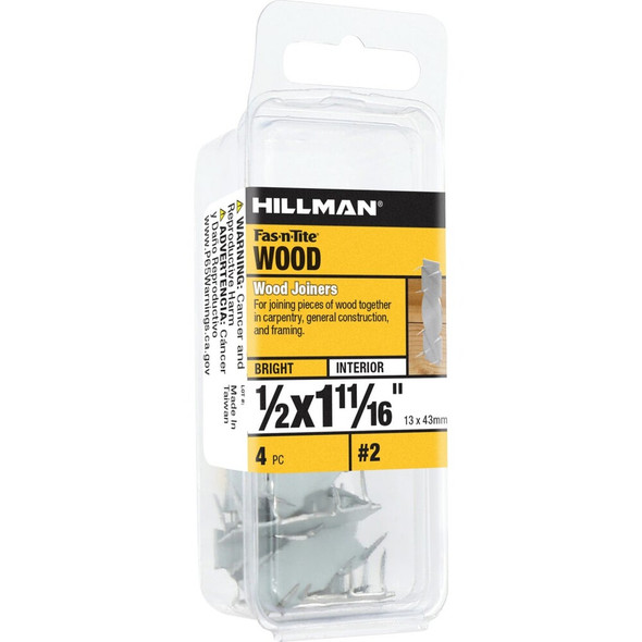 Hillman #2 Rosin Claw Wood Joiner (4 Ct.) 532582 723710