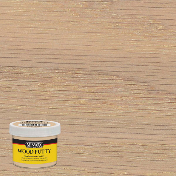 Minwax 3.75 Oz. Pickled Oak Wood Putty 13619000