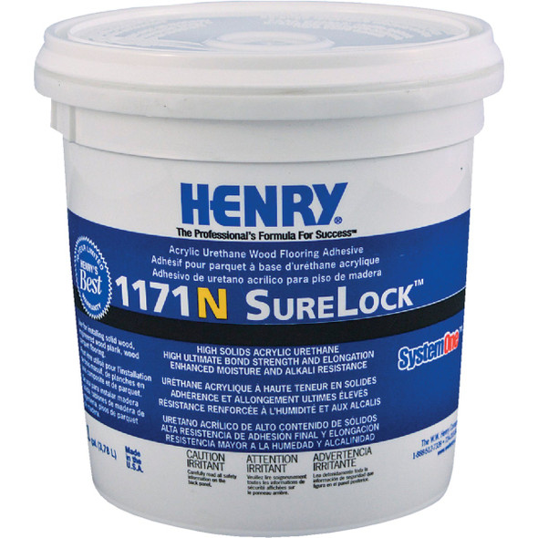 Henry SureLock Wood Floor Adhesive, 1 Gal. 12235