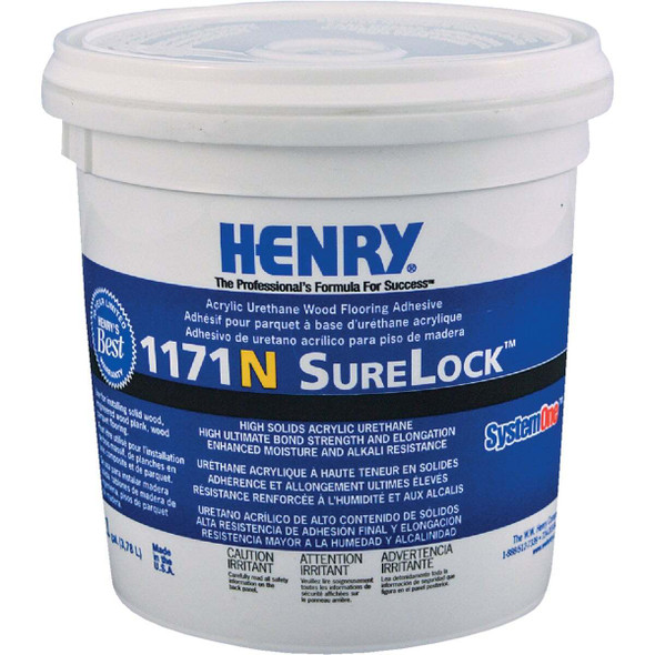 Henry SureLock Wood Floor Adhesive, 1 Gal. 12235