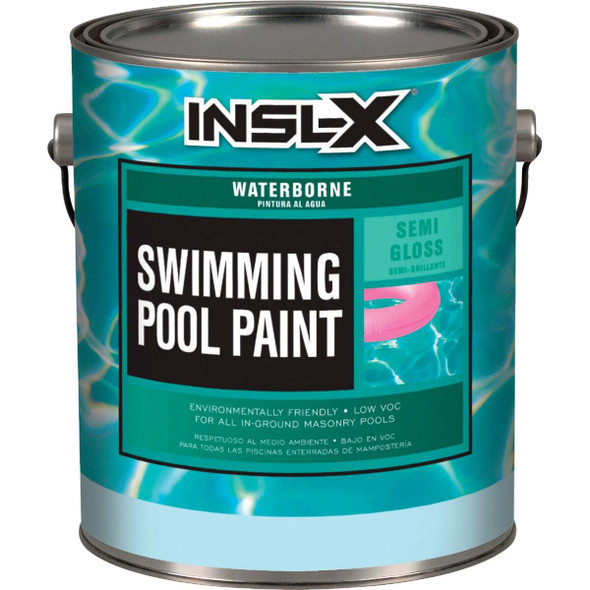 Insl-X 1 Gal. Royal Blue Semi-Gloss Waterborne Pool Paint WR1024092-01