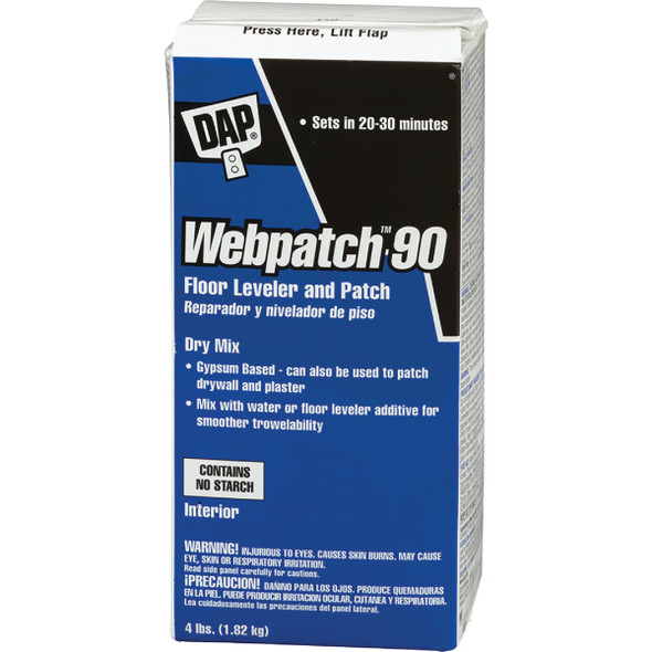 DAP Webpatch 90 Floor Leveler and Patch, Off White, 4 Lbs. 7079810314