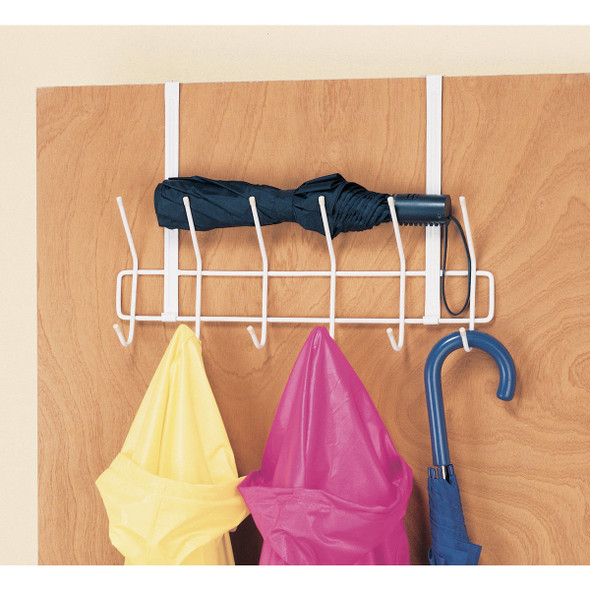 ClosetMaid 19 In. 6-Hook Over-The-Door Hook Rail 122000 238805