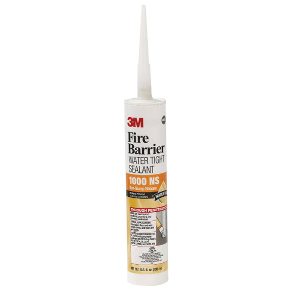 3M 10.1 Oz. Fire Barrier Water Tight Sealant, Gray 1000 NS