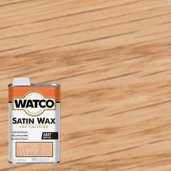 Watco Satin Wood Finishing Wax, Quart 67041