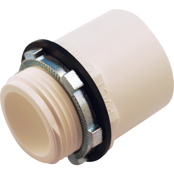 Oatey 1 In. Solvent X 1 In. MIP Water Heater Pan Adapter 34088