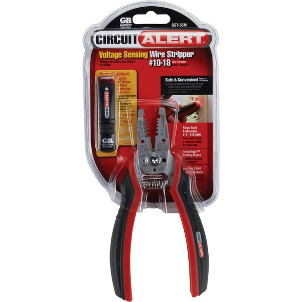 Gardner Bender 7 In. 10 AWG to 18 AWG Solid-Stranded Wire Strip Circuit Alert GST-55M 507652