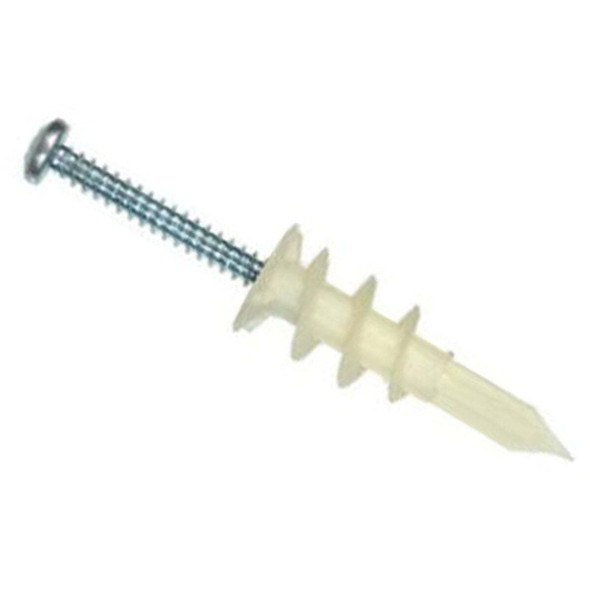 Hillman #8 Nylon with PHP Wallboard Self-Drilling Anchor (2-Count) 9413