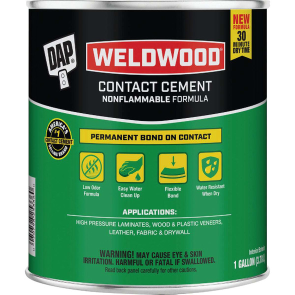 DAP Weldwood Gal. Nonflammable Contact Cement 7079825336