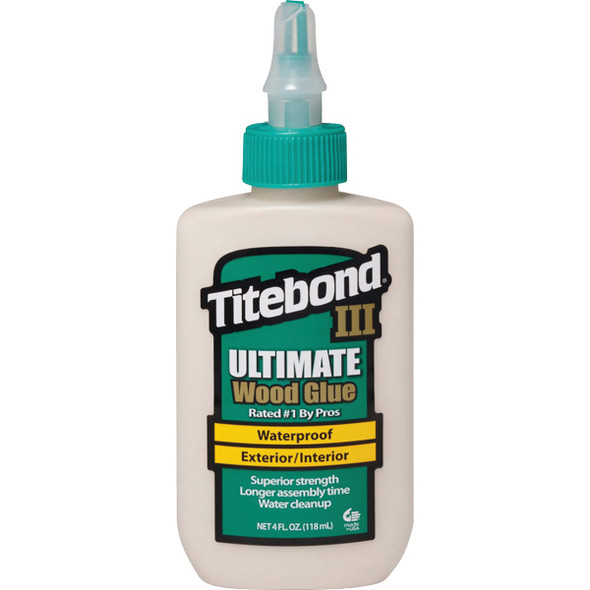 Titebond III 4 Oz. Ultimate Waterproof Wood Glue 1412