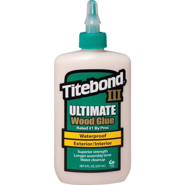 Titebond III 8 Oz. Ultimate Waterproof Wood Glue 1413