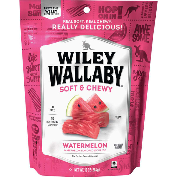 Wiley Wallaby Watermelon Licorice 10 Oz. Candy 117700