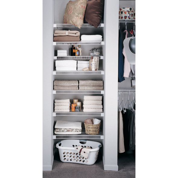 Closetmaid White Wire Shelving Wall Bracket (2-Count)