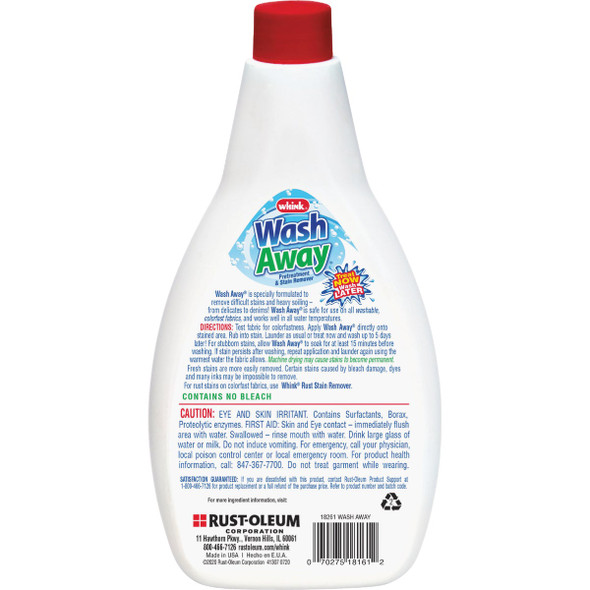 Whink Wash Away 16 Oz. Laundry Stain Remover