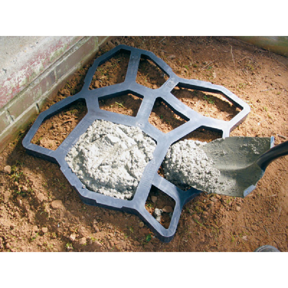 Quikrete Plastic Mold Reusable 2 Ft. Concrete Mold, Country Stone 692132 267112