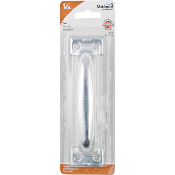 National Hardware 6-1/2 In. Zinc Utility Door Pull