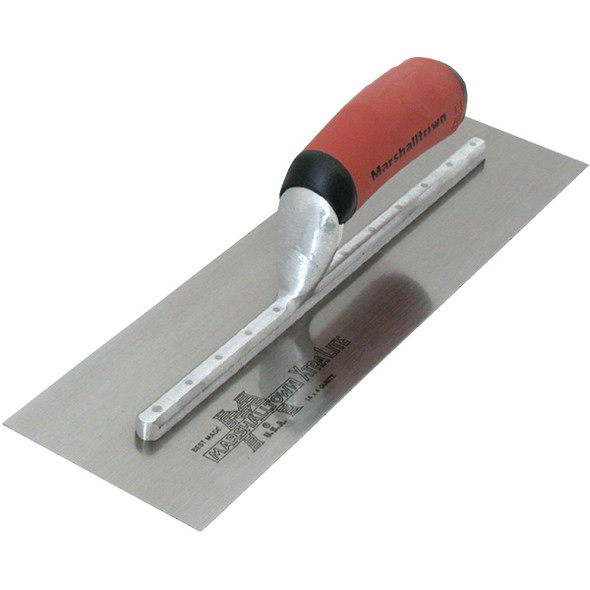 Marshalltown 4 In. x 12 In. Finishing Trowel with Curved DuraSoft Handle 13209