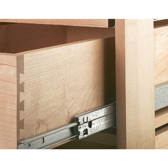 Knape & Vogt 16" Heavy-Duty 100lb File Drawer Slide (1-Pair) TT100RP 400 254509