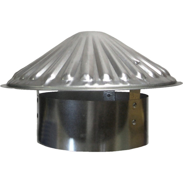 S & K Galvanized Steel 7 In. x 11 In. Vent Pipe Cap D-287
