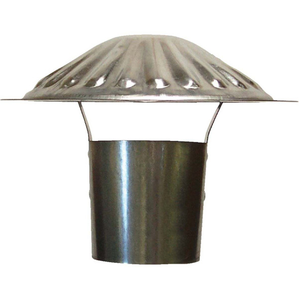 S & K Galvanized Steel 3 In. x 6-3/4 In. Vent Pipe Cap D-283