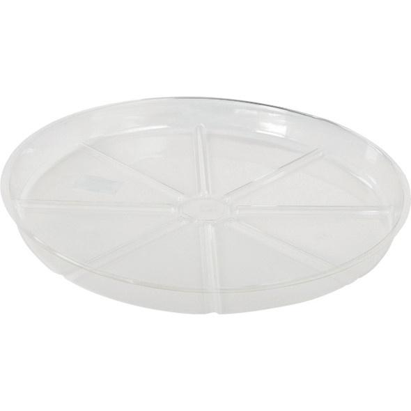 Best Garden 14 In. Clear Vinyl Flower Pot Saucer 741779 Pack of 25
