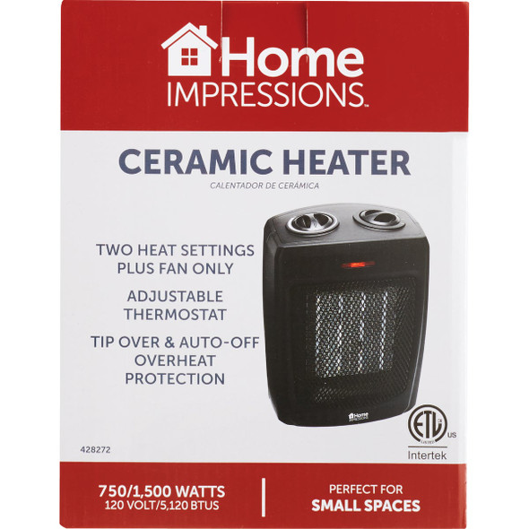 Home Impressions 1500W 120V Ceramic Space Heater
