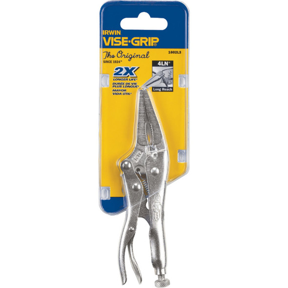 Irwin Vise-Grip The Original 4 In. Long Nose Locking Pliers 1602L3 301434