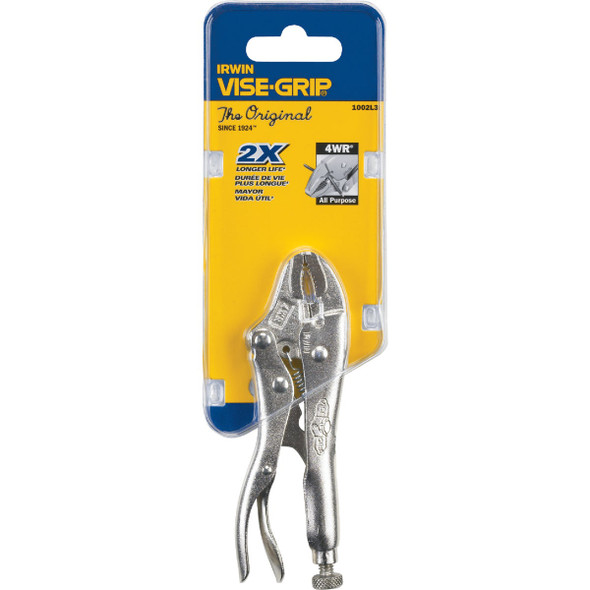 Irwin Vise-Grip The Original 4 In. Curved Jaw Locking Pliers 1002L3 301442