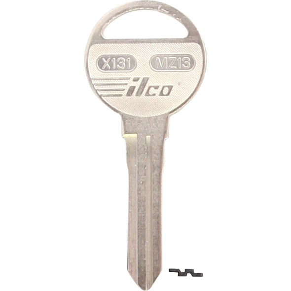 ILCO Mazda Nickel Plated Automotive Key, MZ13 / X131 (10-Pack) IAF01060083