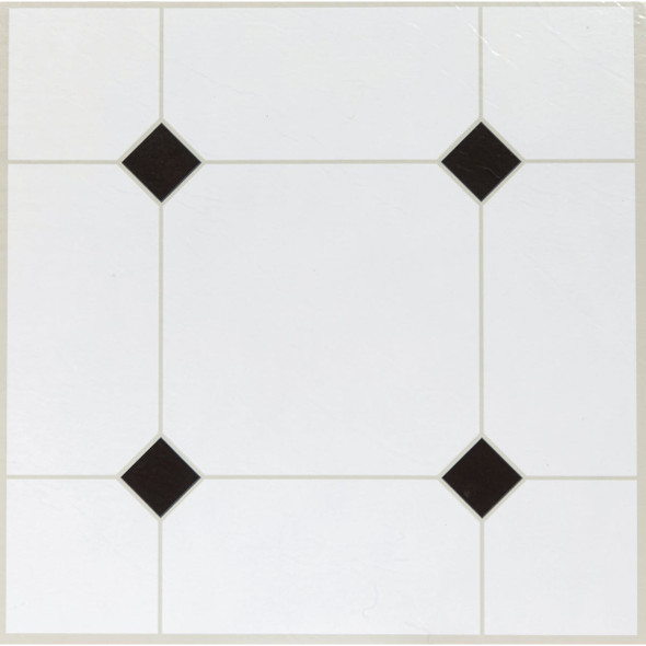 Home Impressions Black Diamond 12 In. x 12 In. Vinyl Floor Tile (45 Sq. Ft./Box) Home Impressions Black Diamond 12 In. x 12 In. Vinyl Floor Tile (45 Sq. Ft./Box)