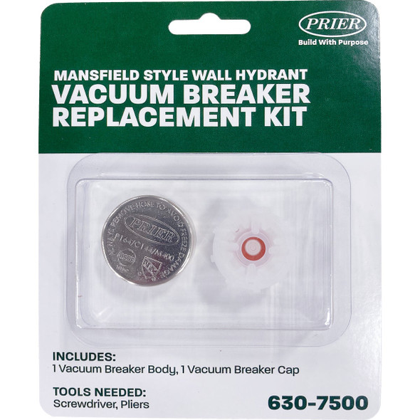 Prier Mansfield Style Vacuum Breaker Service Wall Hydrants 630-7500