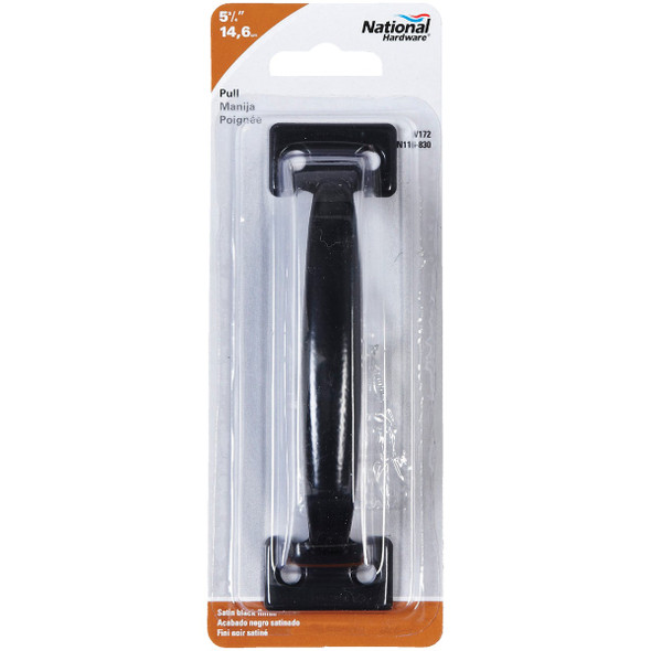 National Hardware 5-3-4 In. Black Utility Door Pull N116-830 206529