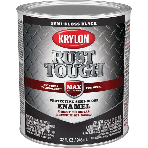 Krylon S/G Black Rust Enamel K09709008 Pack of 2