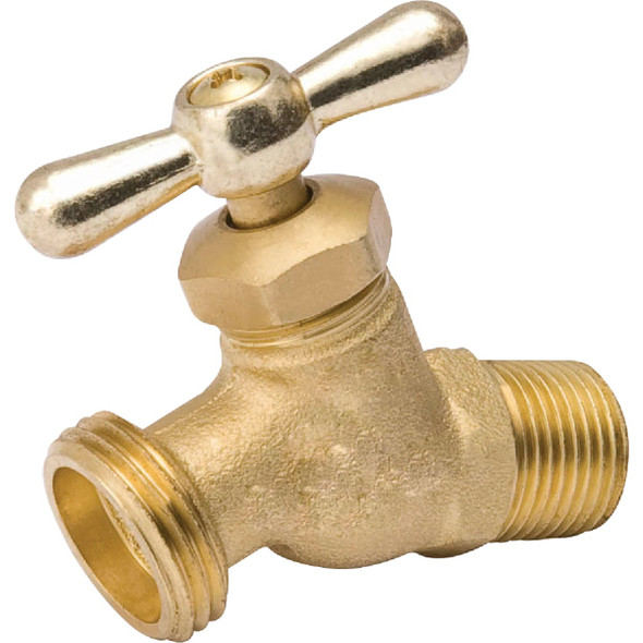 ProLine 1/2 In. MIP X Male Hose Thread No-Kink Hose Bibb 102-303