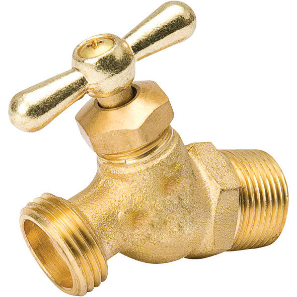 ProLine 3/4 In. MIP X 3/4 In. Male Hose Thread No-Kink Hose Bibb 102-304