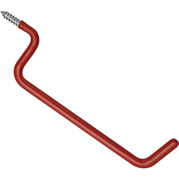National Hardware Screw-In Vinyl Coated 6 In. Storage Hook N271-011 Pack of 25