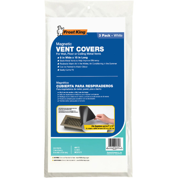 Frost King Paintable Magnetic Vent Cover (3-Pack) MC815/3