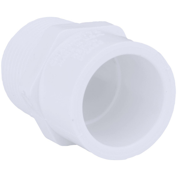 Charlotte Pipe 3/4 In. x 1/2 In. Schedule 40 Male PVC Adapter PVC 02110  0600HA